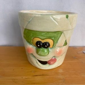 Halloween Mummy Ceramic Bowl Planter